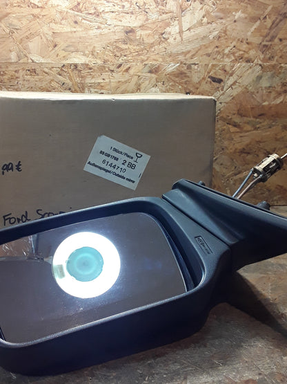 Ford Scorpio Mk1 85-89 Außenspiegel rechts manuell (!mit kleiner Kitsche an Abdeckung!) original Ford NEU