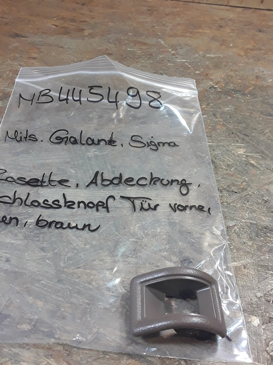 Mitsubishi Galant/ Sigma Rosette Abdeckung Schlossknopf Tür vorne innen, braun original Mitsubishi NEU
