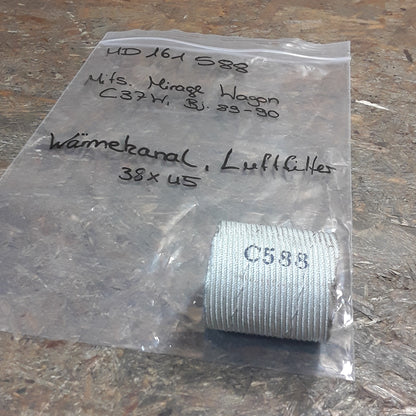 Mitsubishi Mirage C37W, Bj 89-90 Wärmekanal Luftfilter 38x45 original Mitsubishi NEU