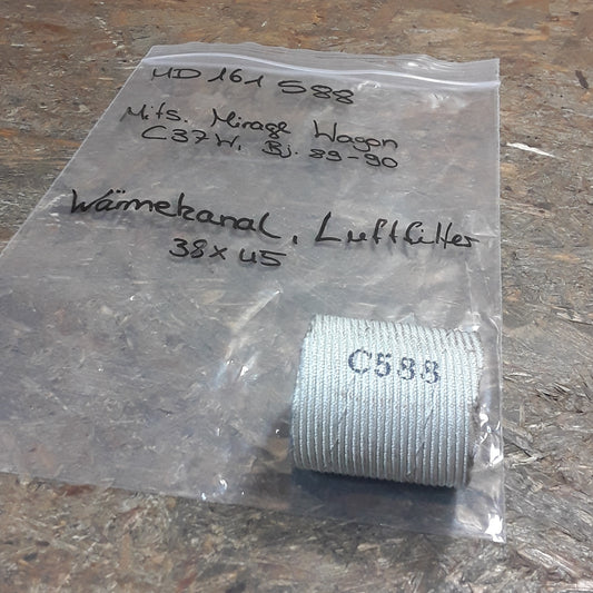 Mitsubishi Mirage C37W, Bj 89-90 Wärmekanal Luftfilter 38x45 original Mitsubishi NEU