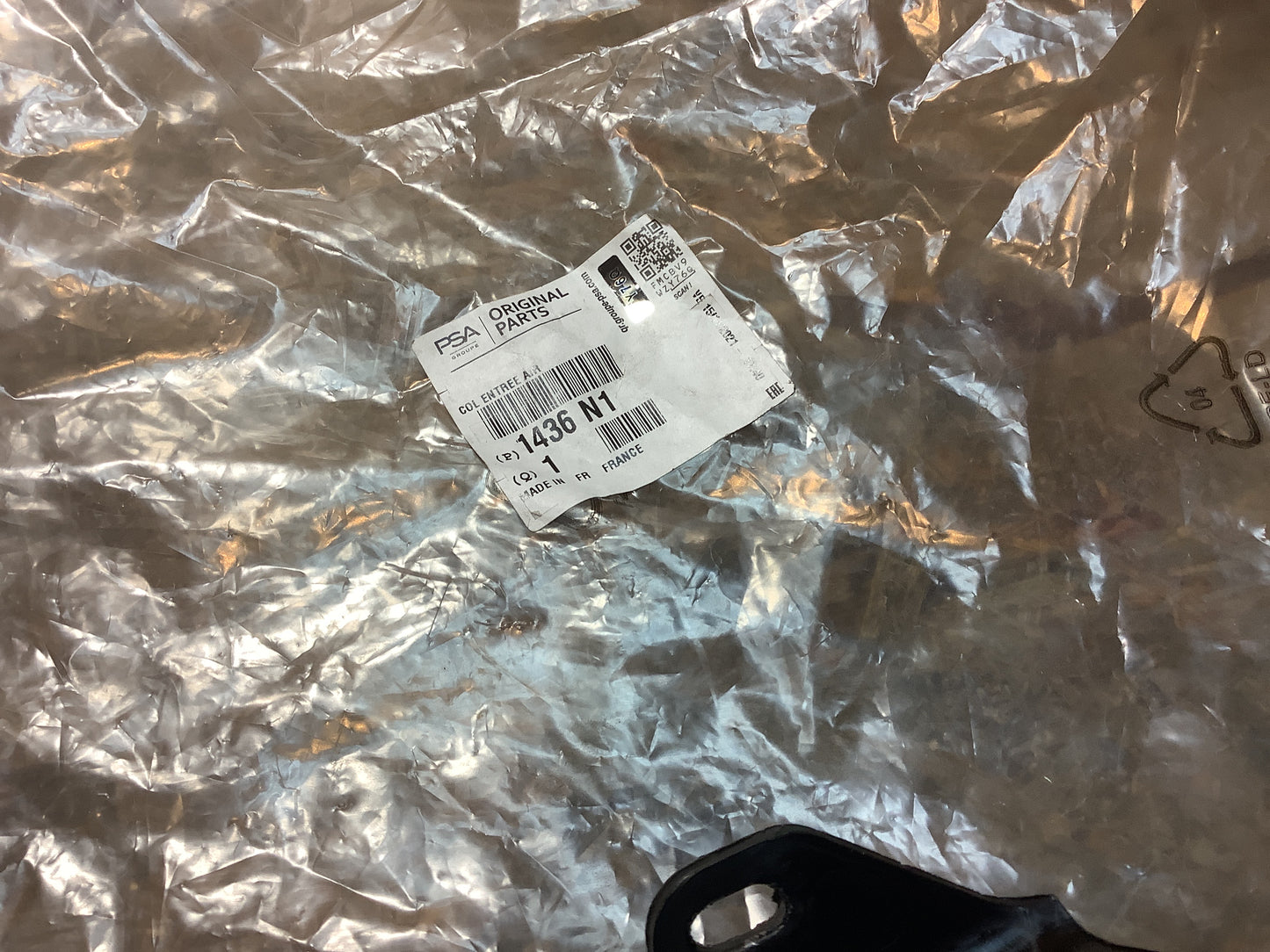 Citroën C4,C5,DS3,DS4,DS5 Luftschlauch/Einlassrohr Original PSA Groupe NEU