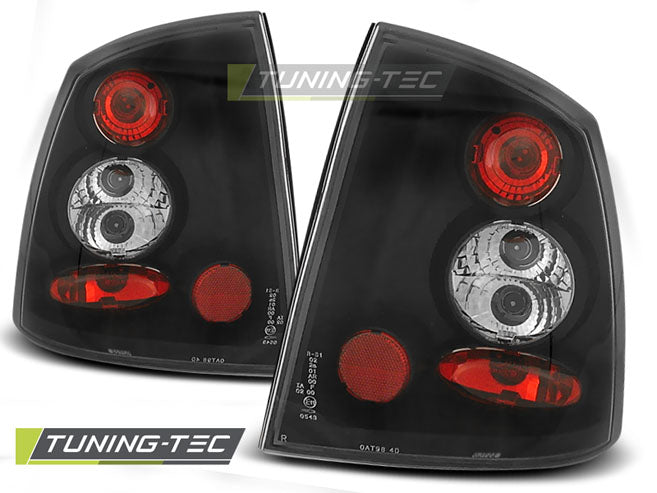 Tuning-Tec Rückleuchten für Opel Astra G Coupe/Cabrio 97-04 schwarz