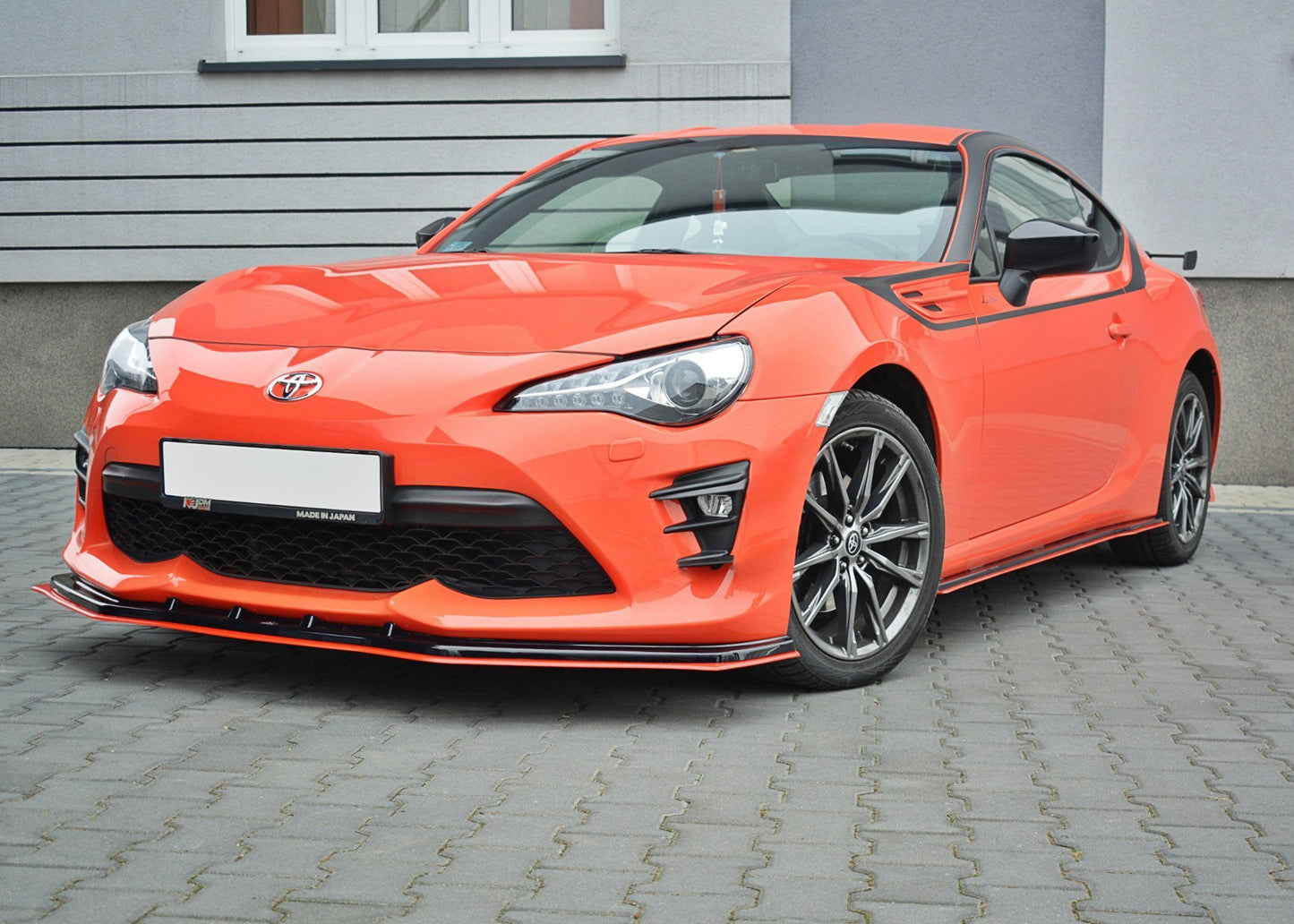 Maxton Front Ansatz V.4 für TOYOTA GT86 FACELIFT schwarz Hochglanz