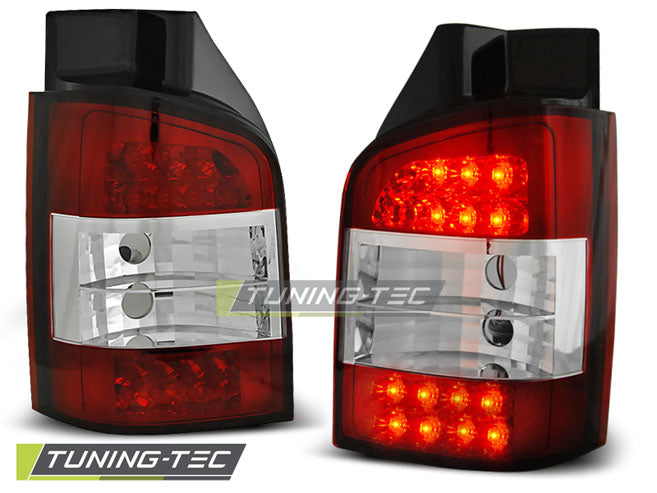 Tuning-Tec LED Rückleuchten für VW T5 03-09 rot/klar (Heckklappe)