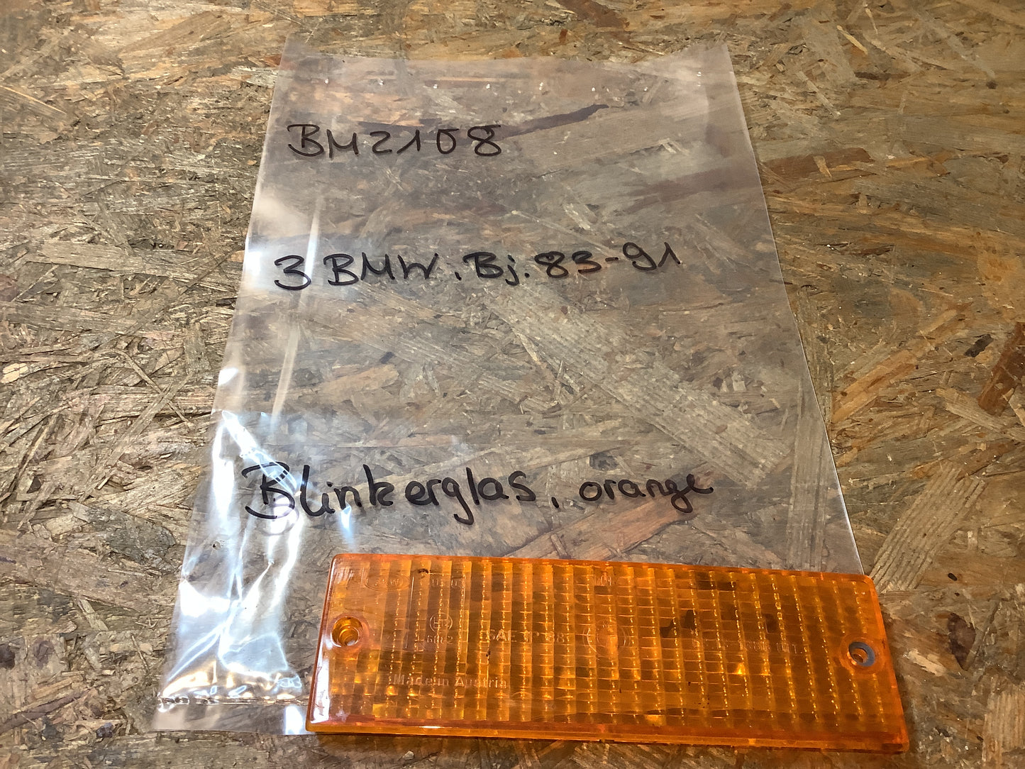 BMW 3er Blinkerglas, orange Original BMW NEU