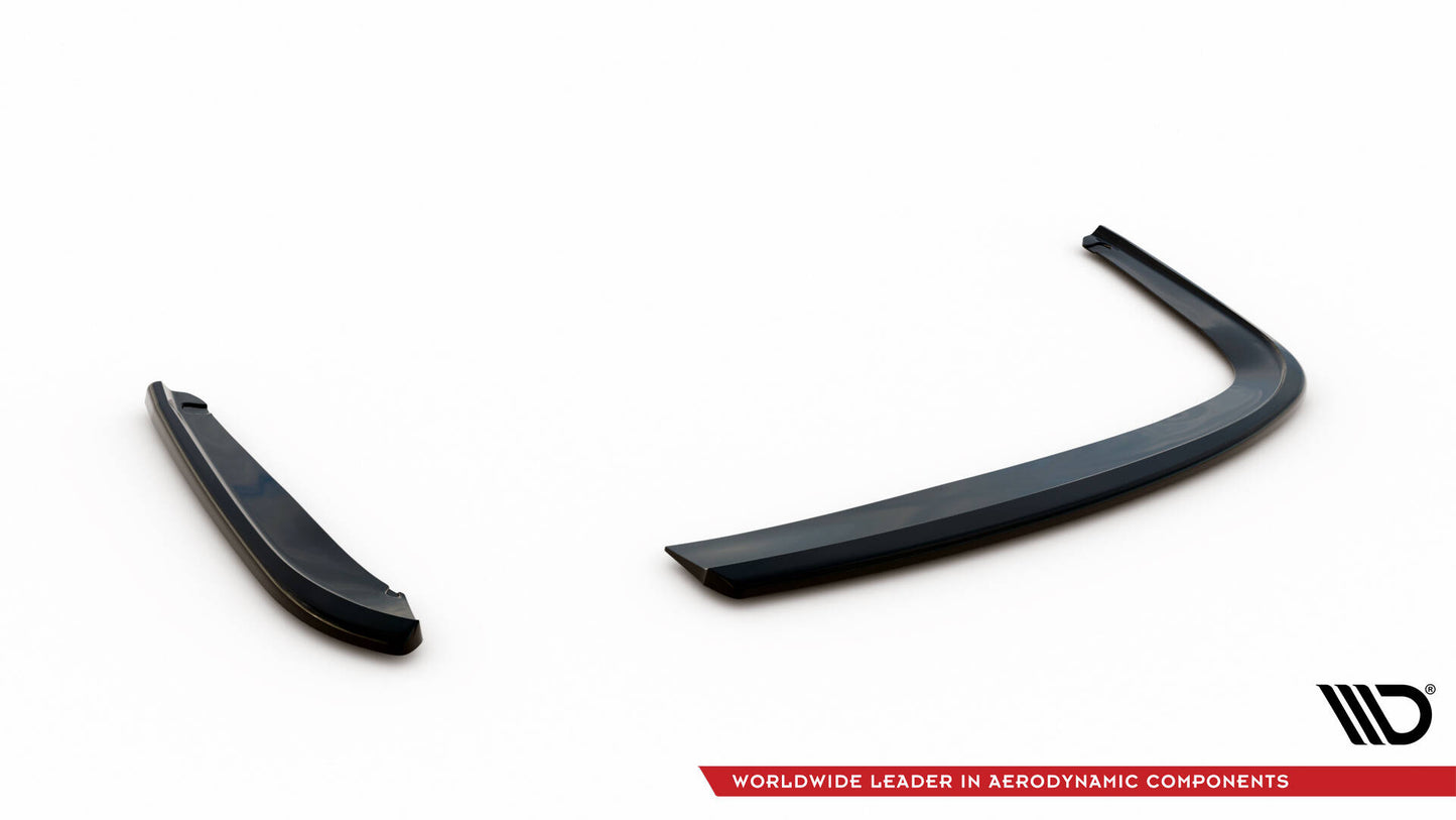 Maxton Heck Ansatz Flaps Diffusor V.3 für Seat Leon FR Sportstourer Mk3 schwarz Hochglanz