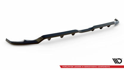 Maxton Mittlerer Diffusor Heck Ansatz DTM Look für V.2 Toyota Yaris Mk4 schwarz Hochglanz