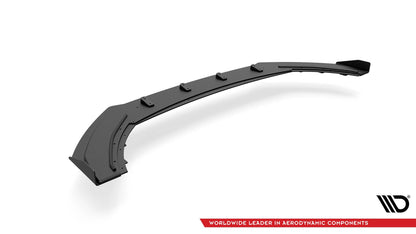 Maxton Street Pro Front Ansatz für +Flaps für Seat Leon FR Mk4 schwarz Hochglanz