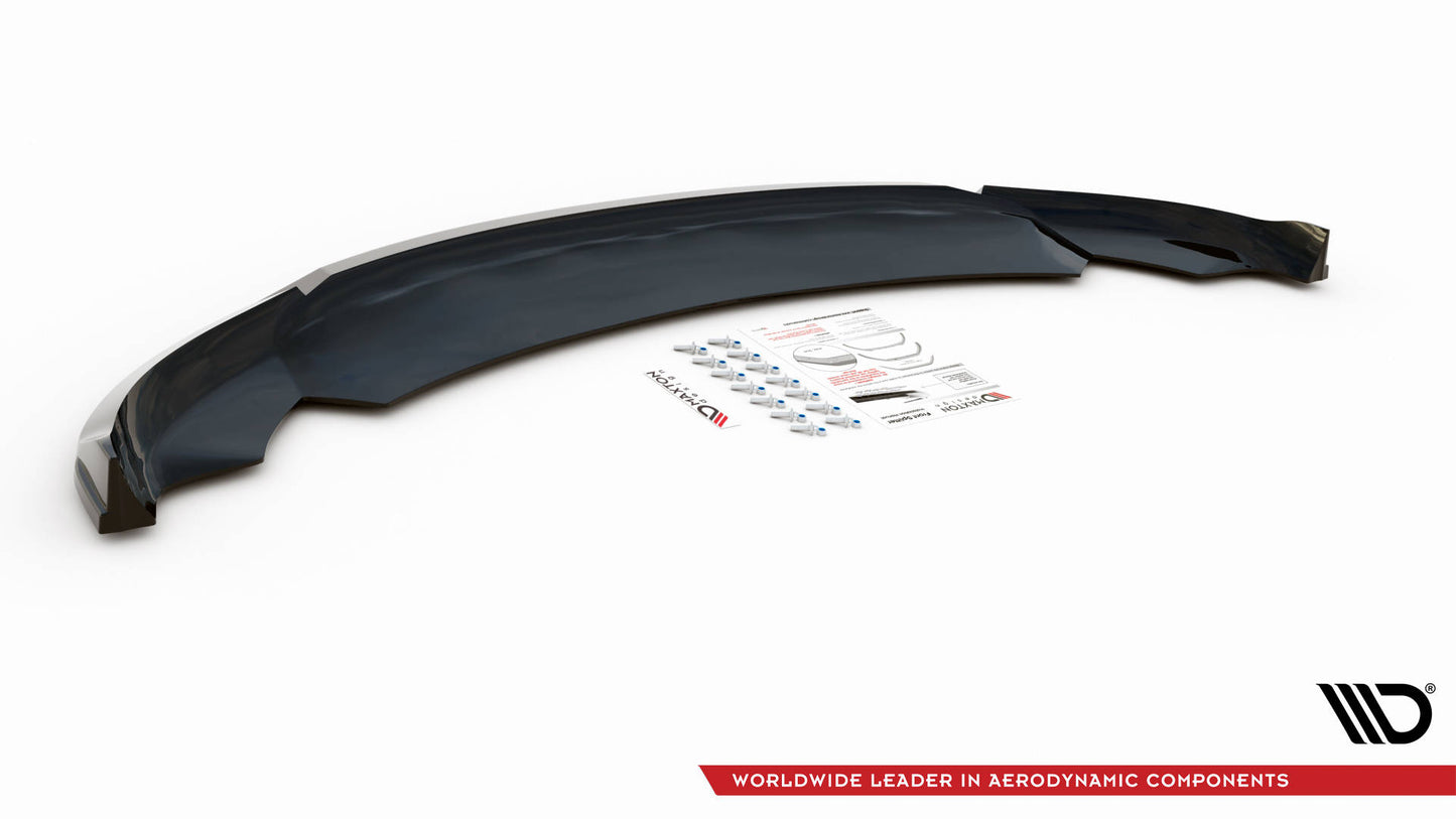 Maxton Front Ansatz V.3 für Tesla Model 3 schwarz Hochglanz