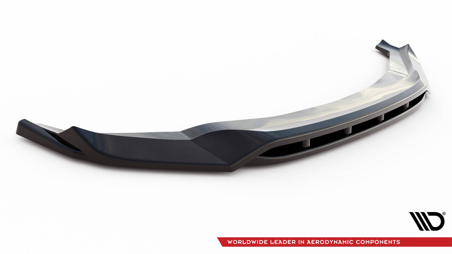 Maxton Front Ansatz V.3 für BMW X5 M F85 / X6 M F86 schwarz Hochglanz