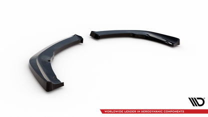 Maxton Heck Ansatz Flaps Diffusor für Porsche Boxster 987 schwarz Hochglanz