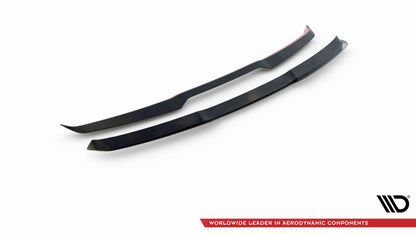 Maxton Spoiler CAP für Mercedes-Benz B W246 Facelift schwarz Hochglanz