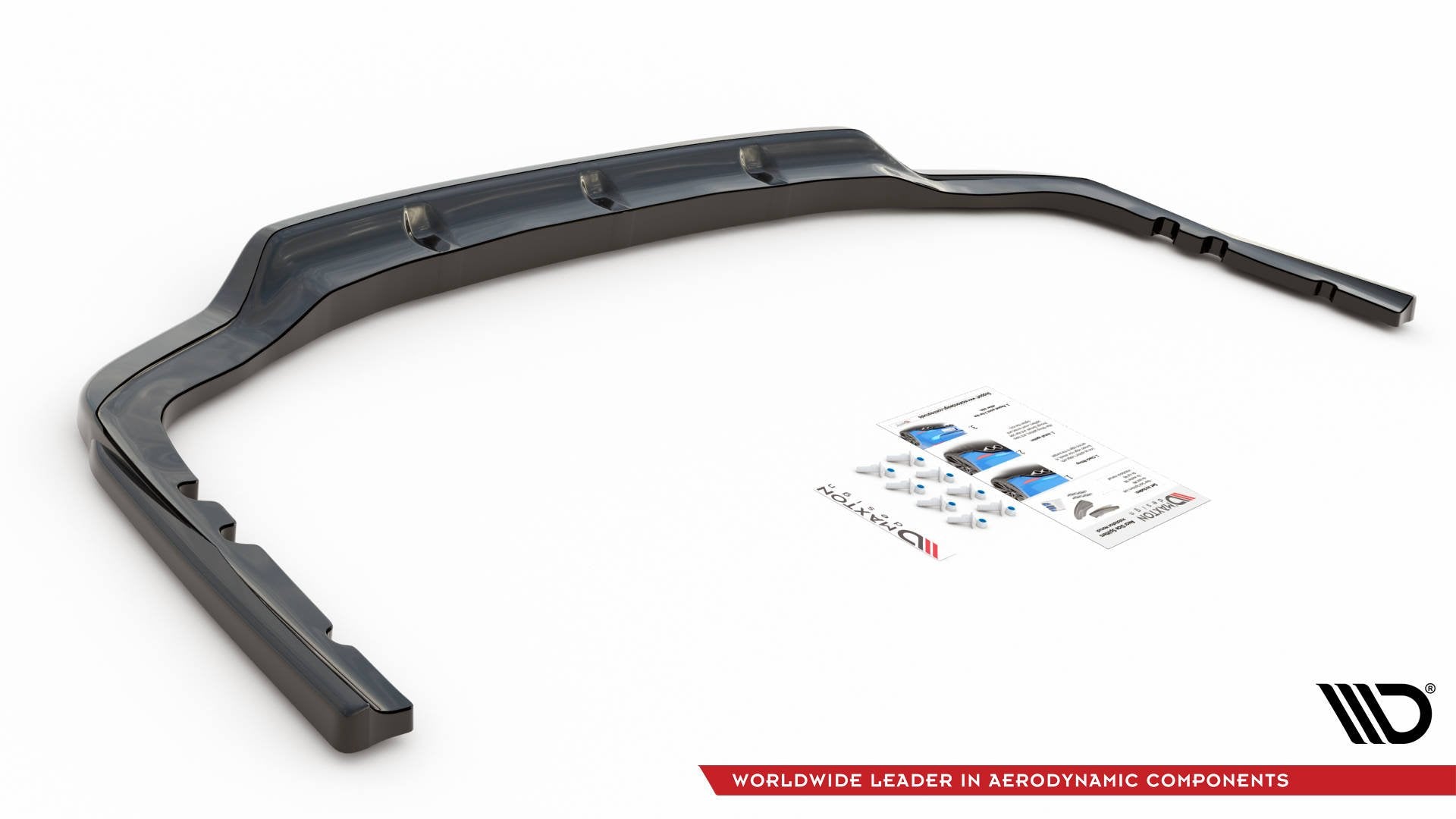 Maxton Mittlerer Diffusor Heck Ansatz DTM Look für BMW X7 M G07 schwarz Hochglanz