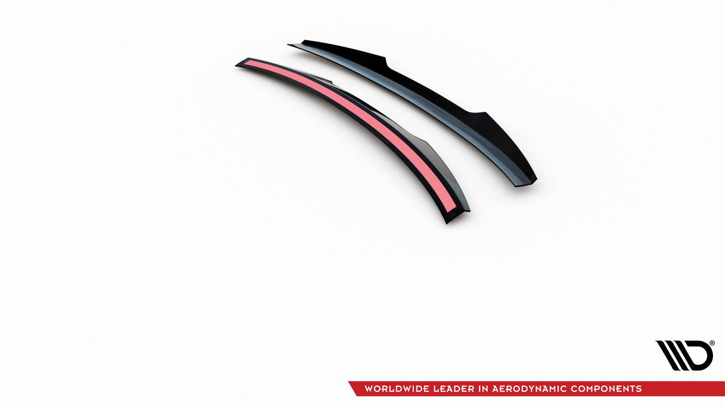 Maxton Spoiler CAP V.2 für Mini Cooper John Cooper Works R56 schwarz Hochglanz