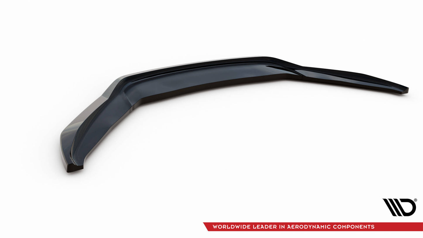 Maxton Front Ansatz V.2 für Volkswagen Scirocco Mk3 schwarz Hochglanz