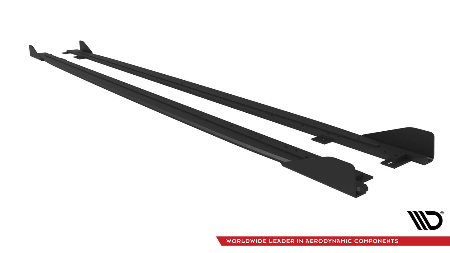 Maxton Street Pro Seitenschweller Ansatz für + Flaps Kia Proceed GT Mk1 Facelift / Ceed GT Mk3 Facelift  schwarz Hochglanz