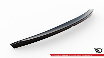 Maxton Spoiler CAP für 3D Mercedes-Benz CLA C117 Facelift schwarz Hochglanz