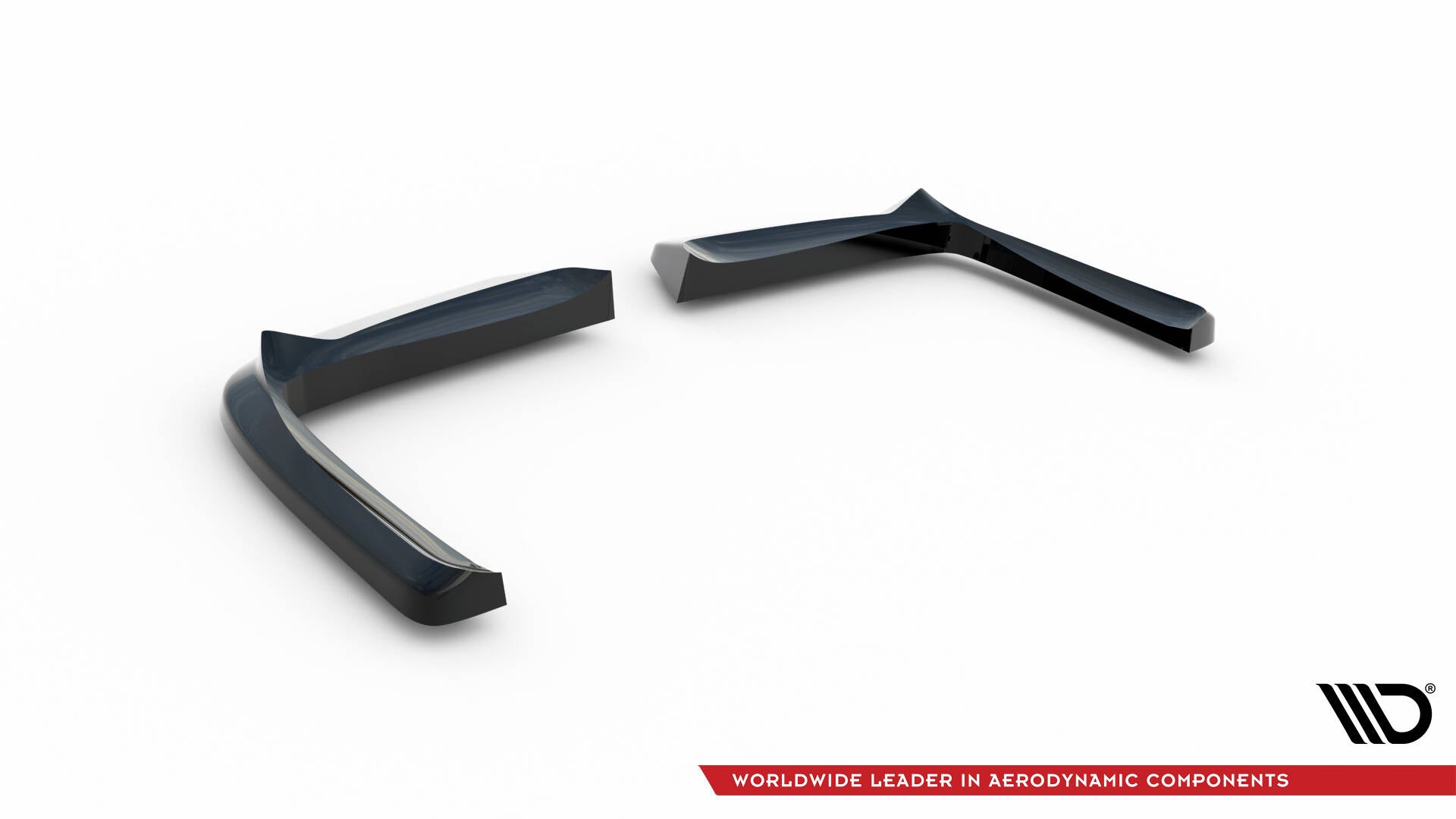 Maxton Heck Ansatz Flaps Diffusor für Chevrolet Corvette C5 schwarz Hochglanz