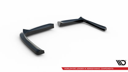 Maxton Heck Ansatz Flaps Diffusor für Chevrolet Corvette C5 schwarz Hochglanz