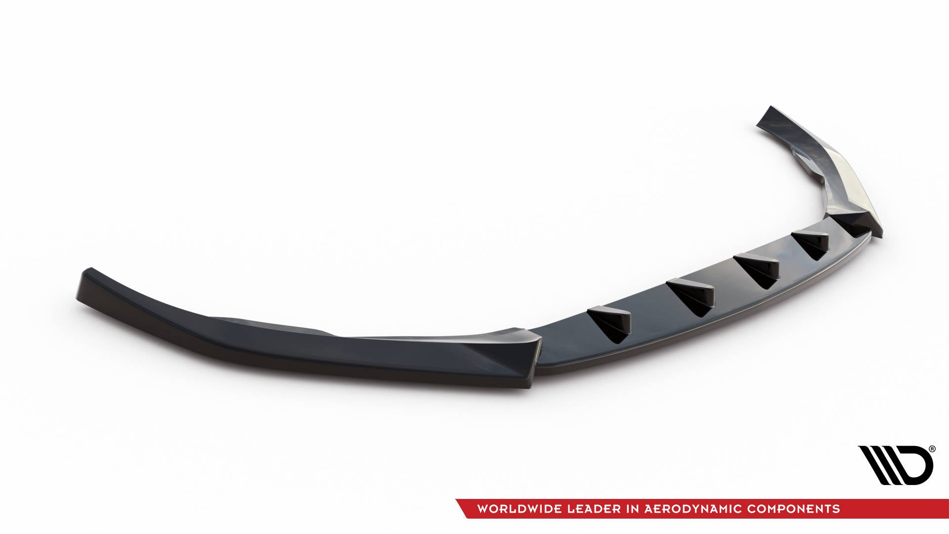 Maxton Front Ansatz für Volvo V90 / S90 R-Design Mk2 schwarz Hochglanz