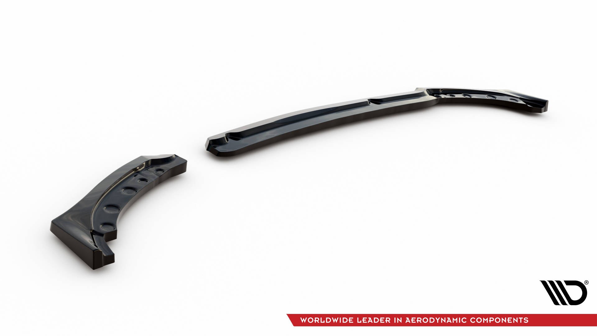 Maxton Heck Ansatz Flaps Diffusor für Peugeot 208 GT Mk2 schwarz Hochglanz