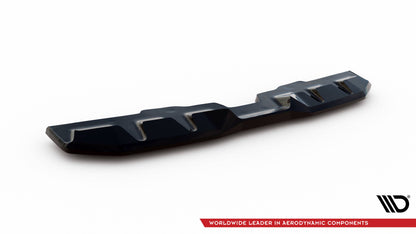 Maxton Mittlerer Diffusor Heck Ansatz V.2 für Subaru WRX STI Mk1  schwarz Hochglanz