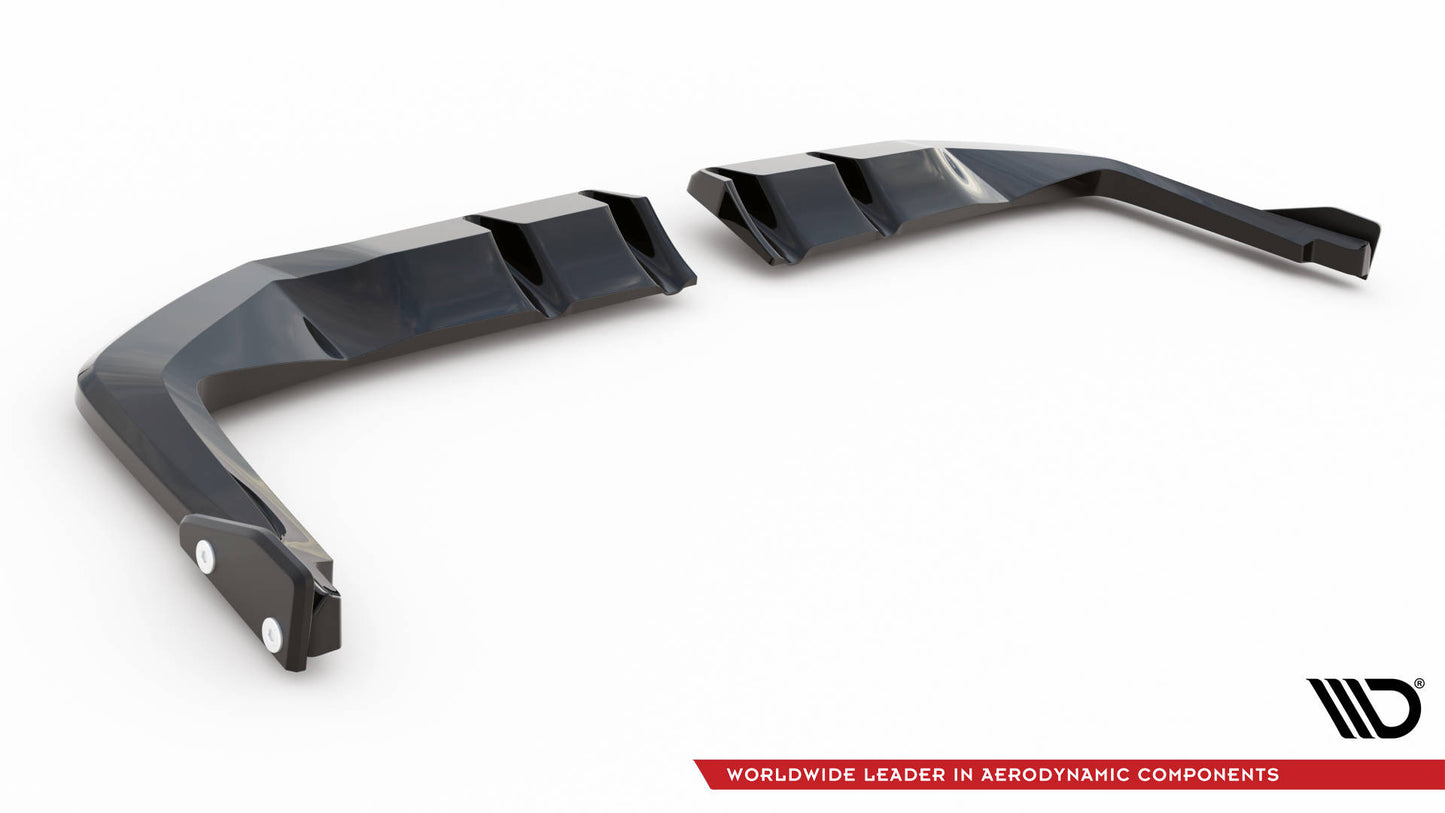 Maxton Mittlerer Diffusor Heck Ansatz DTM Look für V.1 + Flaps Honda Civic Type-R Mk 11