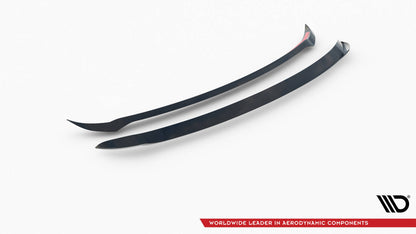 Maxton Spoiler CAP für Toyota Yaris GR Sport Mk4 schwarz Hochglanz