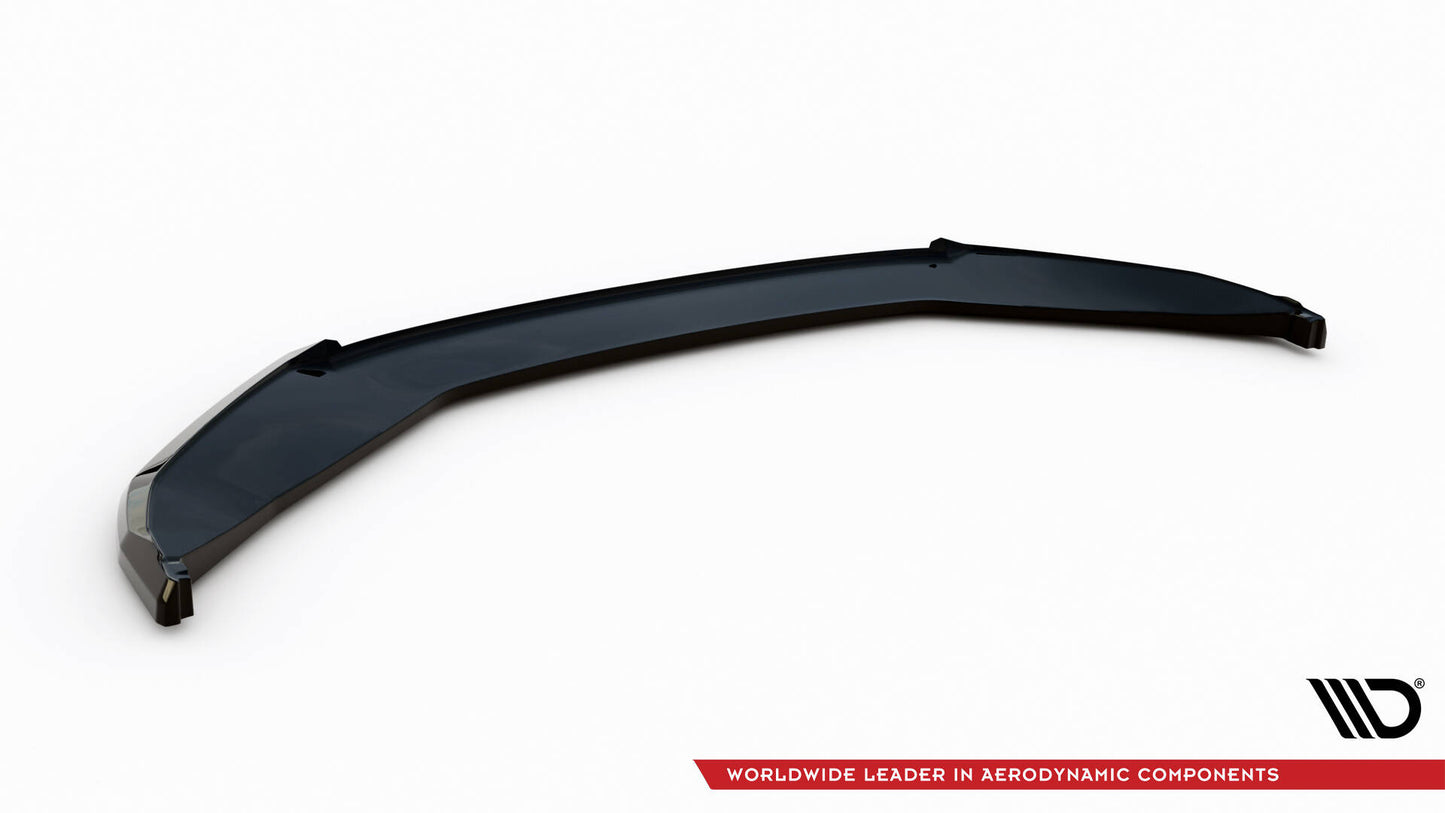 Maxton Front Ansatz V.1 für Skoda Kodiaq Sportline Mk1 Facelift schwarz Hochglanz