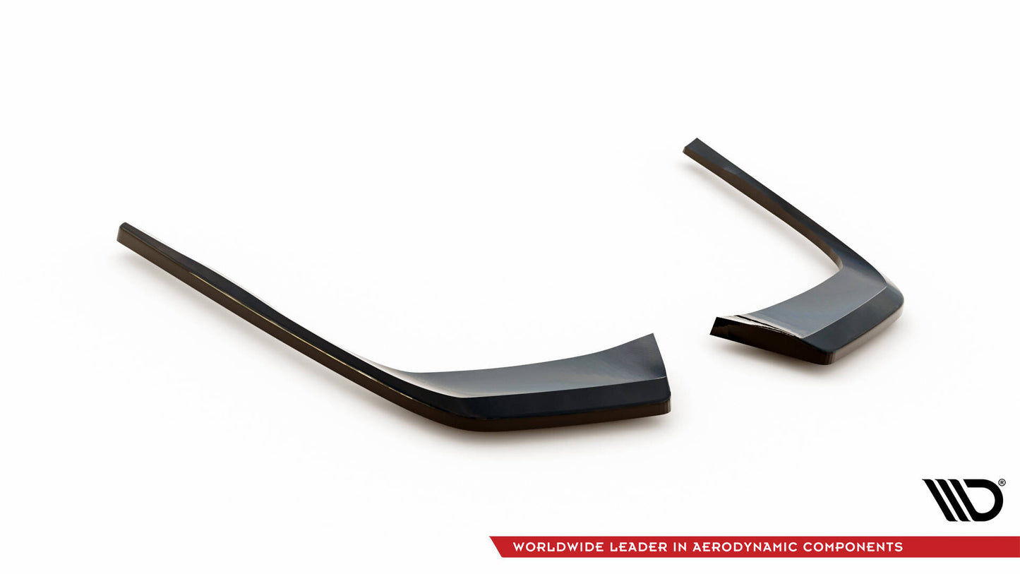 Maxton Heck Ansatz Flaps Diffusor für Mercedes-Benz C AMG-Line / 43 AMG W206 schwarz Hochglanz