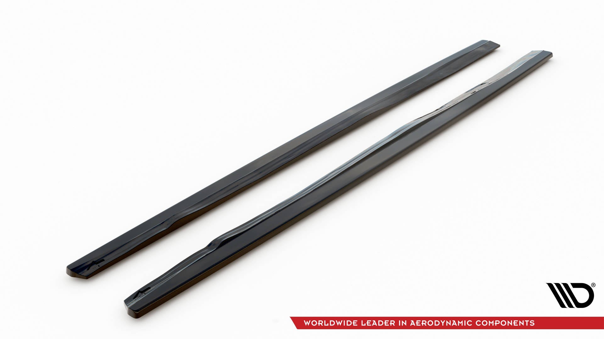 Maxton Seitenschweller Ansatz für Volvo C70 Mk1 schwarz Hochglanz