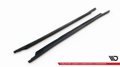 Maxton Seitenschweller Ansatz für Audi A3 8Y Carbon Look
