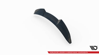 Maxton Spoiler CAP für 3D Mercedes-Benz A AMG-Line W176 Facelift schwarz Hochglanz