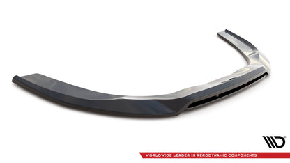 Maxton Front Ansatz für Ford Transit Custom ST-Line Mk1 Facelift schwarz Hochglanz