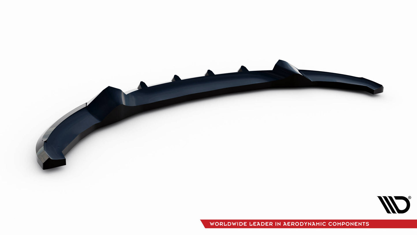 Maxton Front Ansatz V.1 für BMW 3er GT M-Paket F34 schwarz Hochglanz