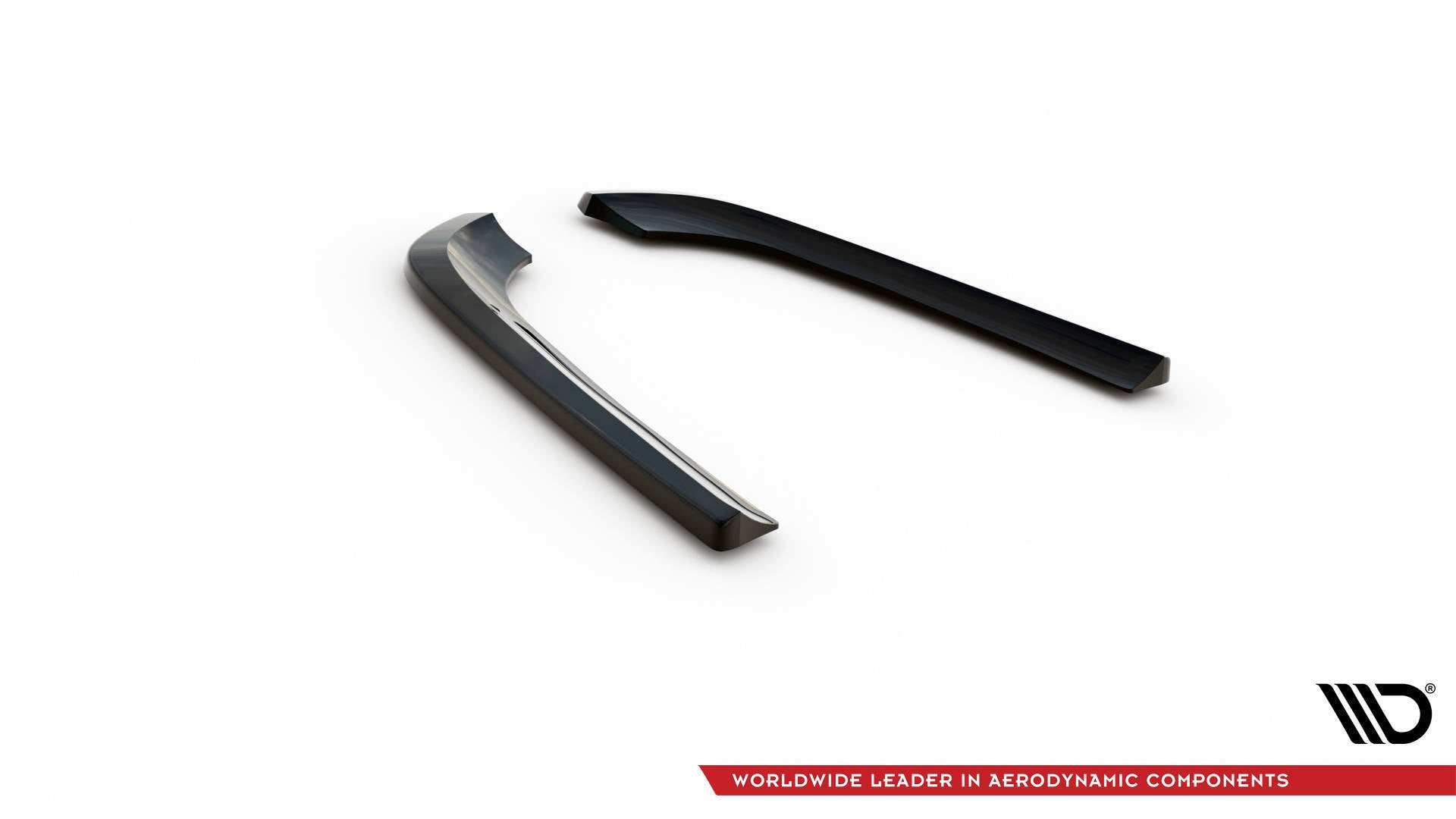 Maxton Heck Ansatz Flaps Diffusor V.1 für Mercedes-Benz CLK W209 schwarz Hochglanz