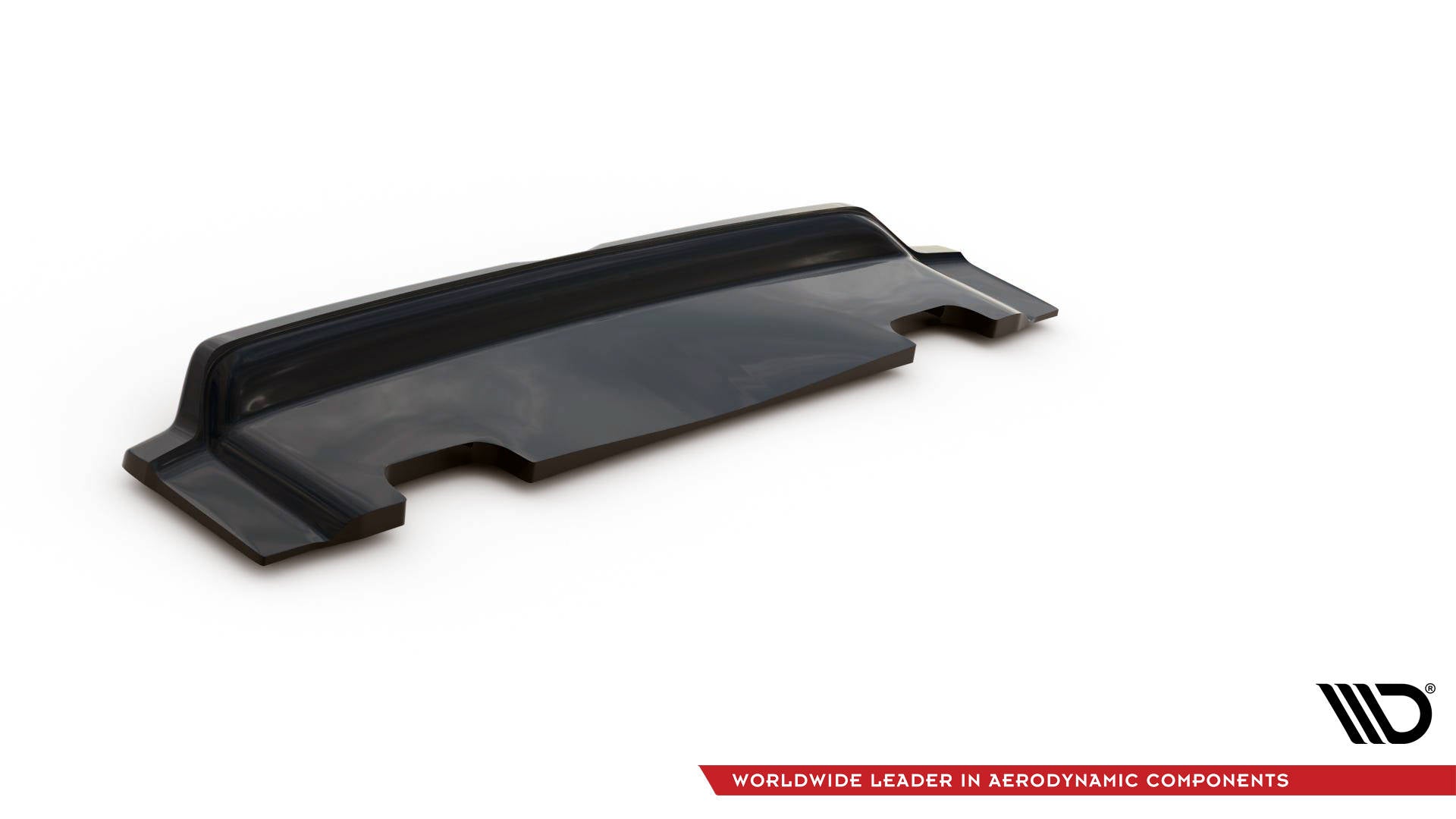 Maxton Mittlerer Diffusor Heck Ansatz DTM Look für V.2 Volvo V90 Mk2 schwarz Hochglanz