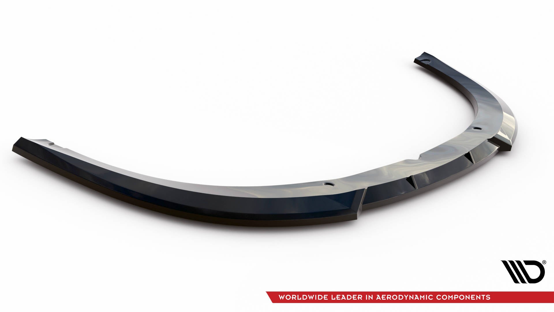 Maxton Front Ansatz V.2 für Audi RS6 Avant C6 schwarz Hochglanz