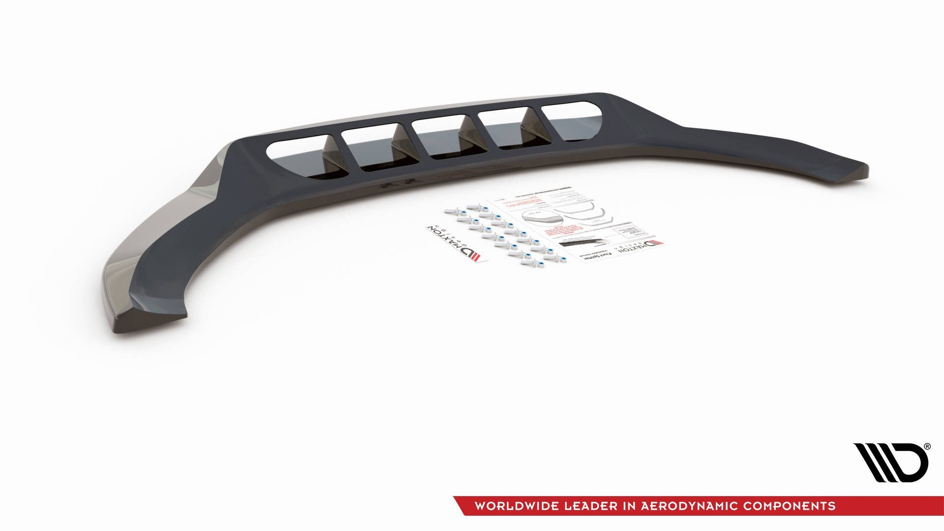 Maxton Front Ansatz für Audi SQ5 Mk1 (8R) Carbon Look