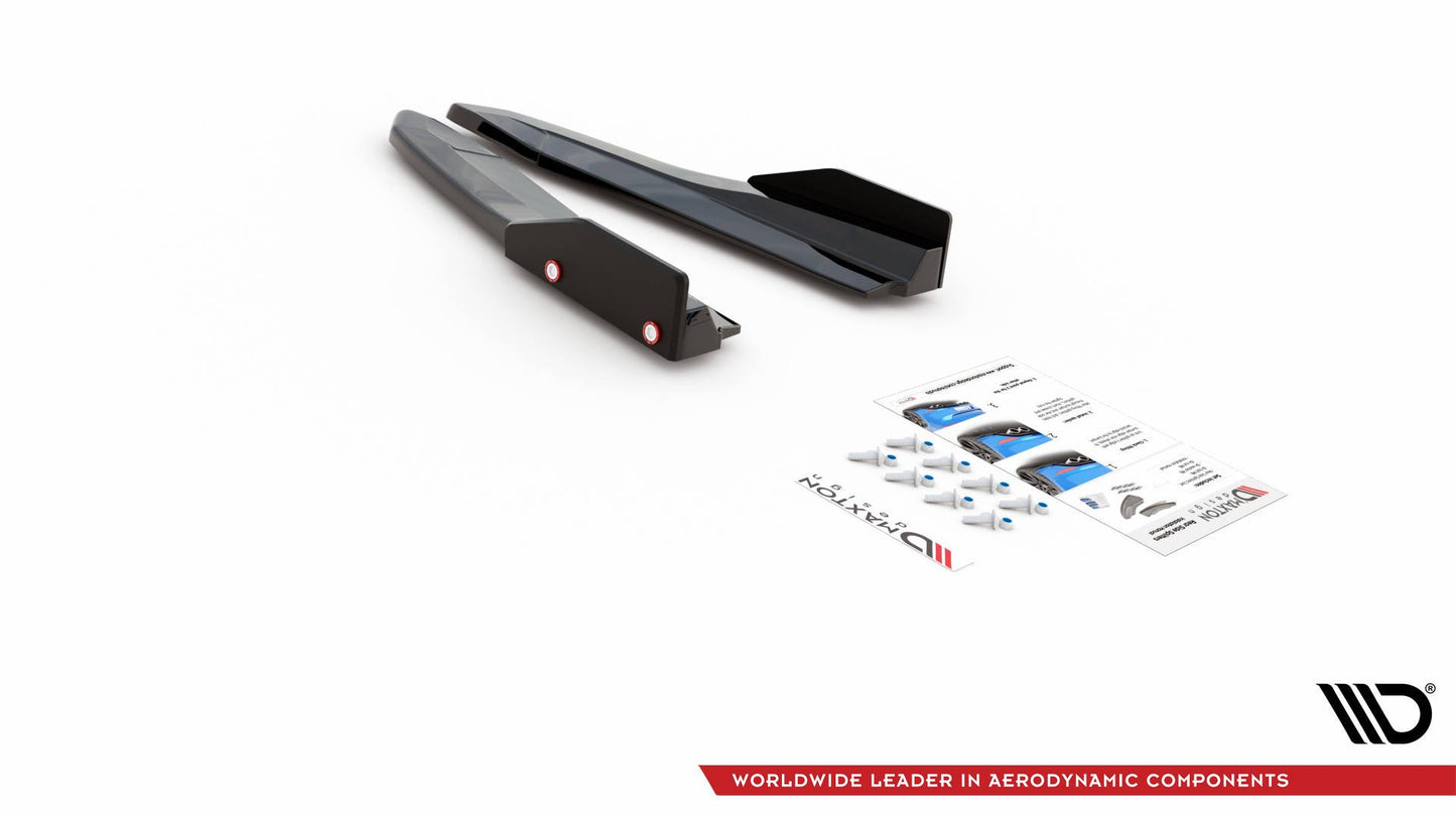 Maxton Heck Ansatz Flaps Diffusor V.2 +Flaps für Skoda Octavia RS Mk4