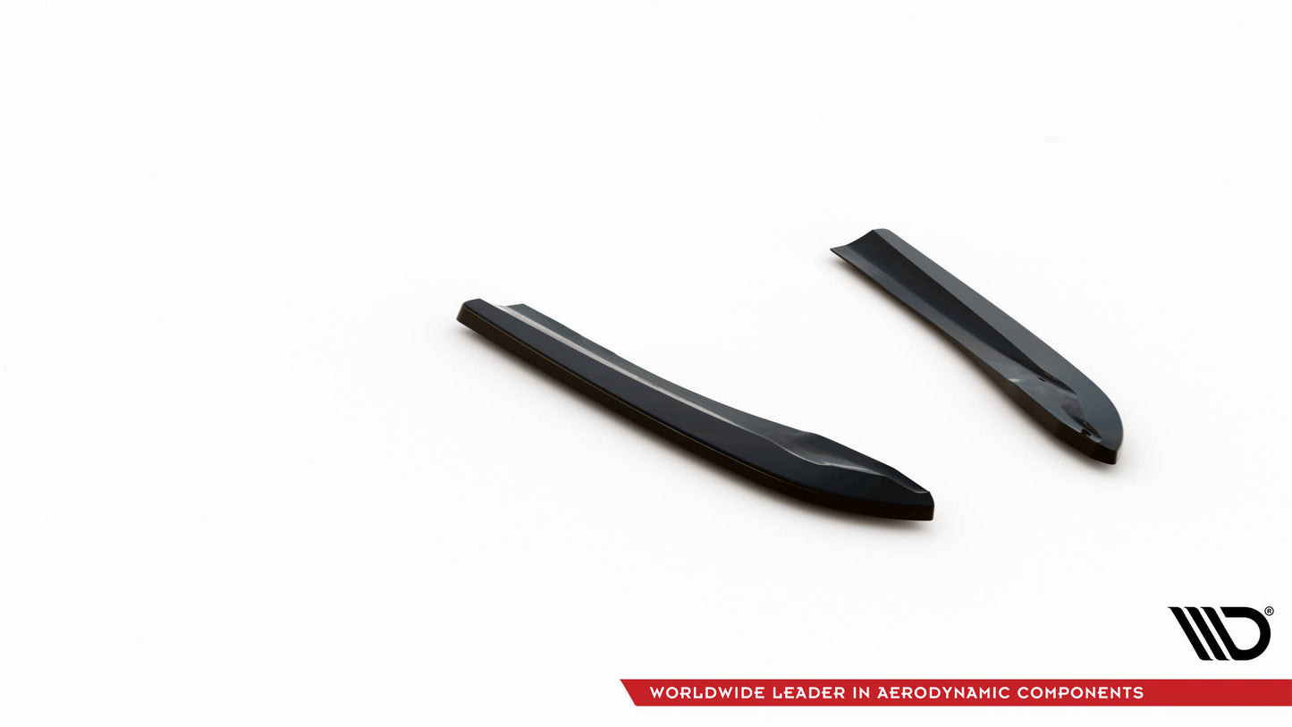 Maxton Heck Ansatz Flaps Diffusor für Mercedes-Benz C Coupe / Limousine / Kombi  AMG-Line C204 / W204 Facelift / S204 Face...