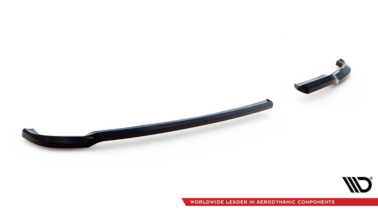 Maxton Heck Ansatz Flaps Diffusor für Toyota Yaris T-Sport Mk1 Facelift schwarz Hochglanz