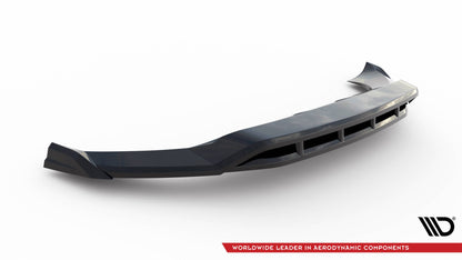 Maxton Front Ansatz für Porsche Cayenne Coupe Mk3 schwarz Hochglanz
