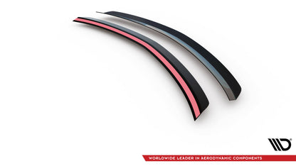 Maxton Spoiler CAP für Mercedes-Benz C Limousine W204 / C Coupe C204 schwarz Hochglanz