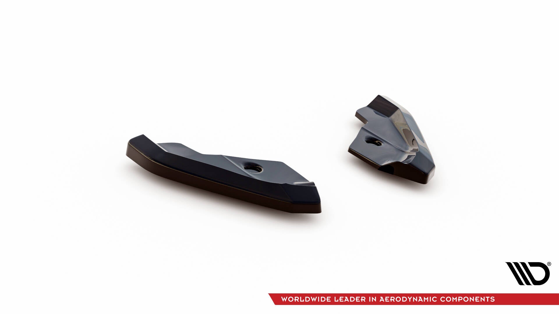 Maxton Heck Ansatz Flaps Diffusor V.1 für Seat Leon Hatchback Mk3 Facelift schwarz Hochglanz