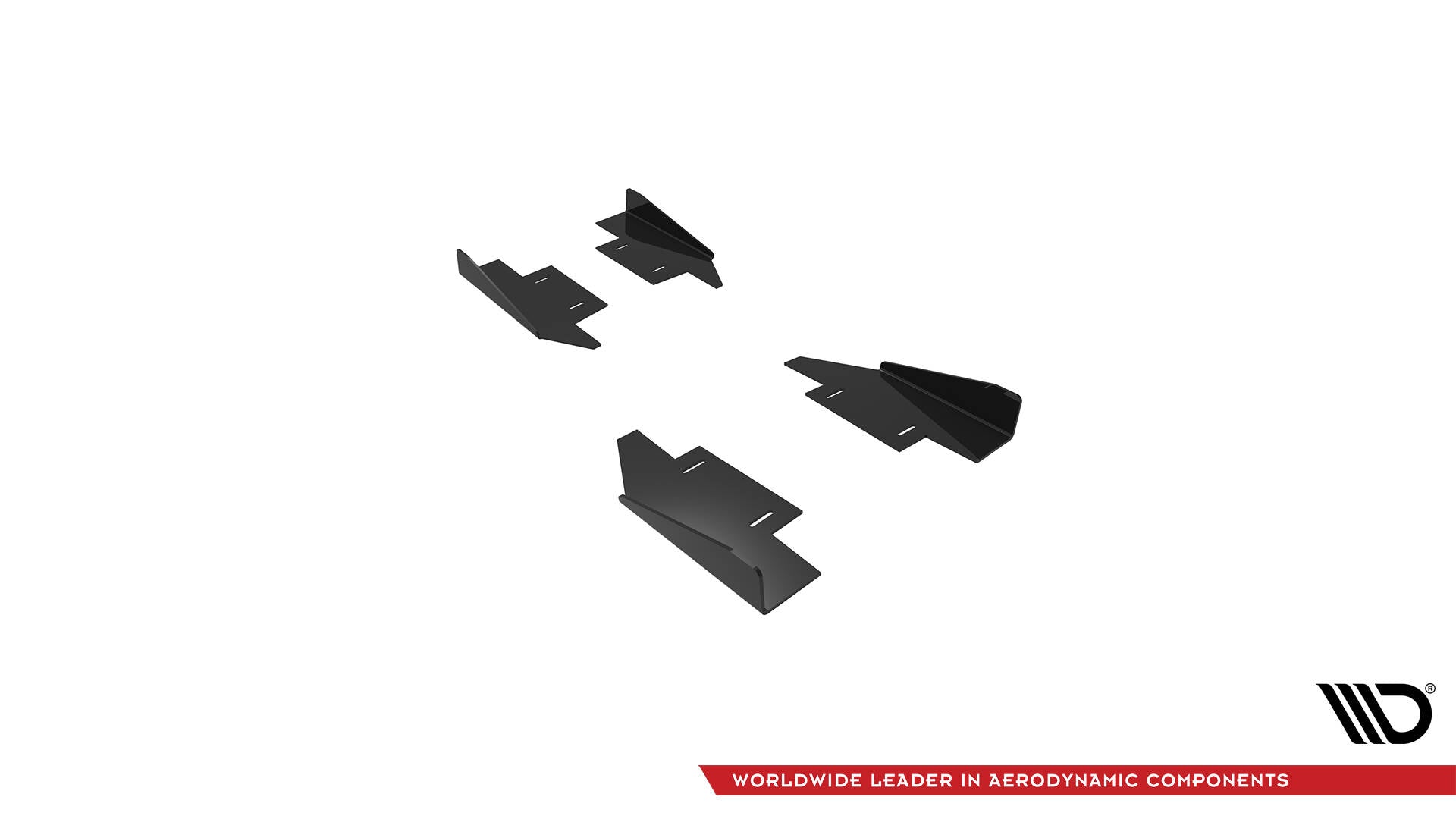Maxton Side Flaps Audi A5 / A5 S-Line / S5 Coupe / Cabrio 8T / 8T Facelift schwarz Hochglanz