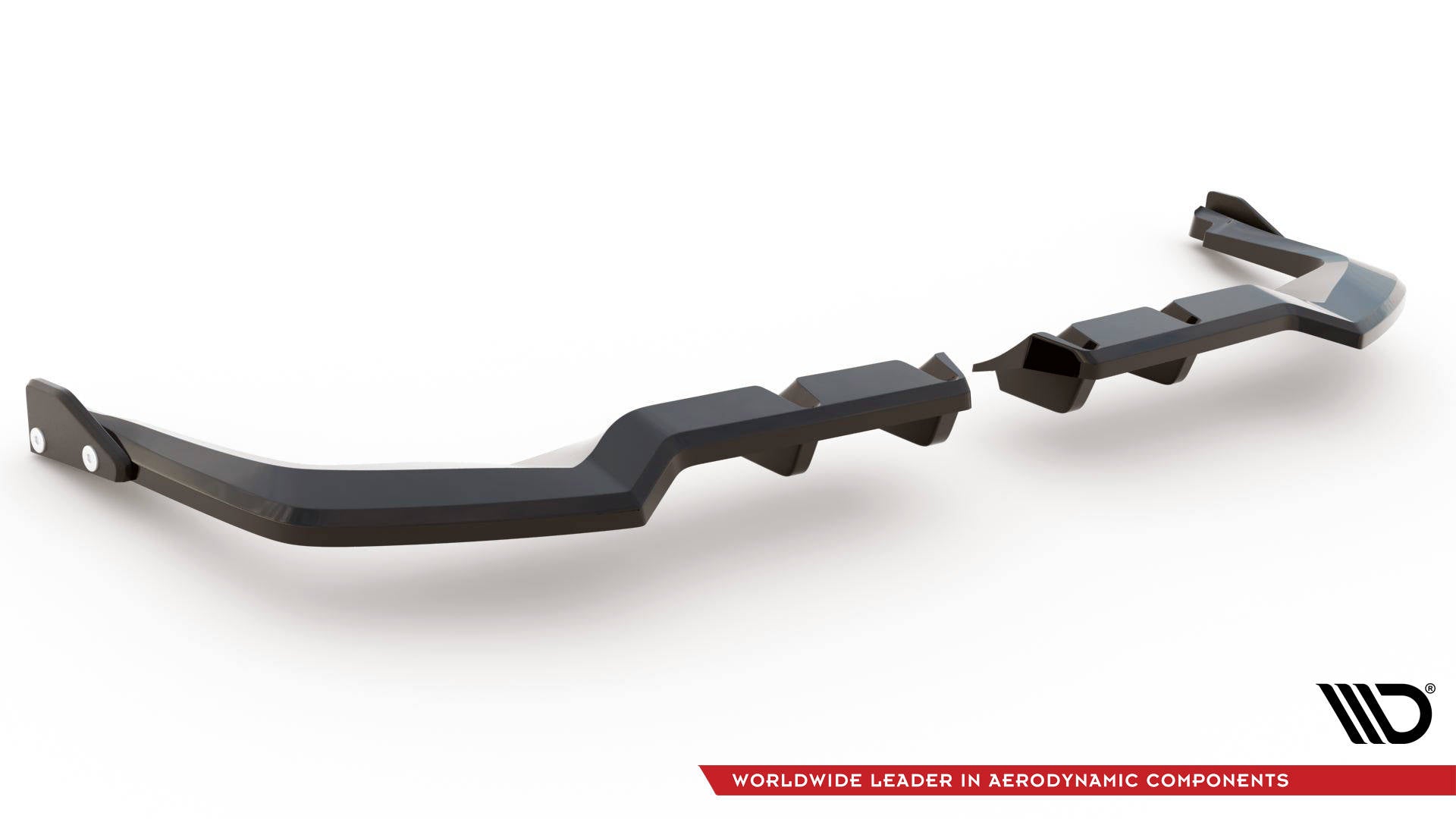 Maxton Mittlerer Diffusor Heck Ansatz DTM Look für V.1 + Flaps Honda Civic Type-R Mk 11