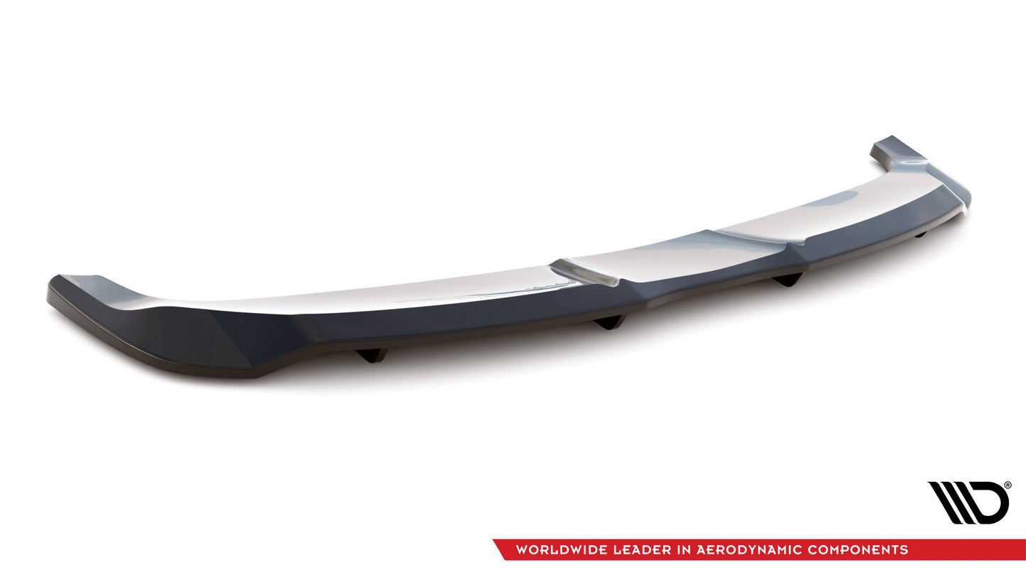 Maxton Mittlerer Diffusor Heck Ansatz DTM Look für Ford Mustang Mach-E Mk1 schwarz Hochglanz