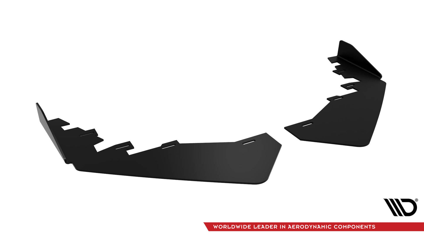 Maxton Front Flaps BMW 2 Coupe G42 schwarz Hochglanz