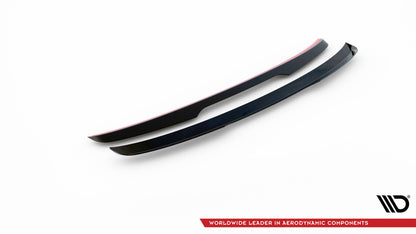 Maxton Spoiler CAP für Volvo XC90 R-Design Mk2 Facelift schwarz Hochglanz